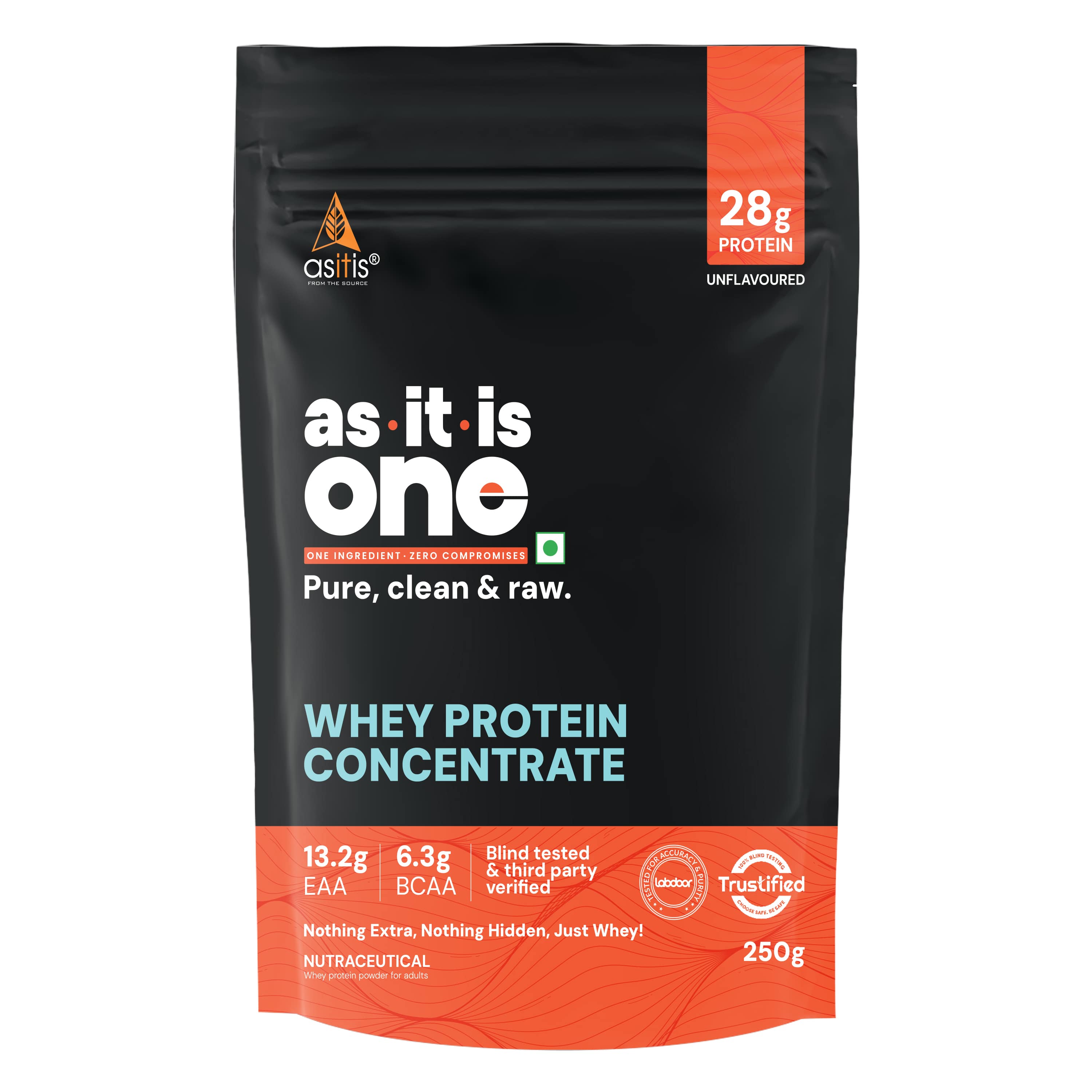 AS-IT-IS ONE Whey Protein Concentrate | 250 g | Unflavoured