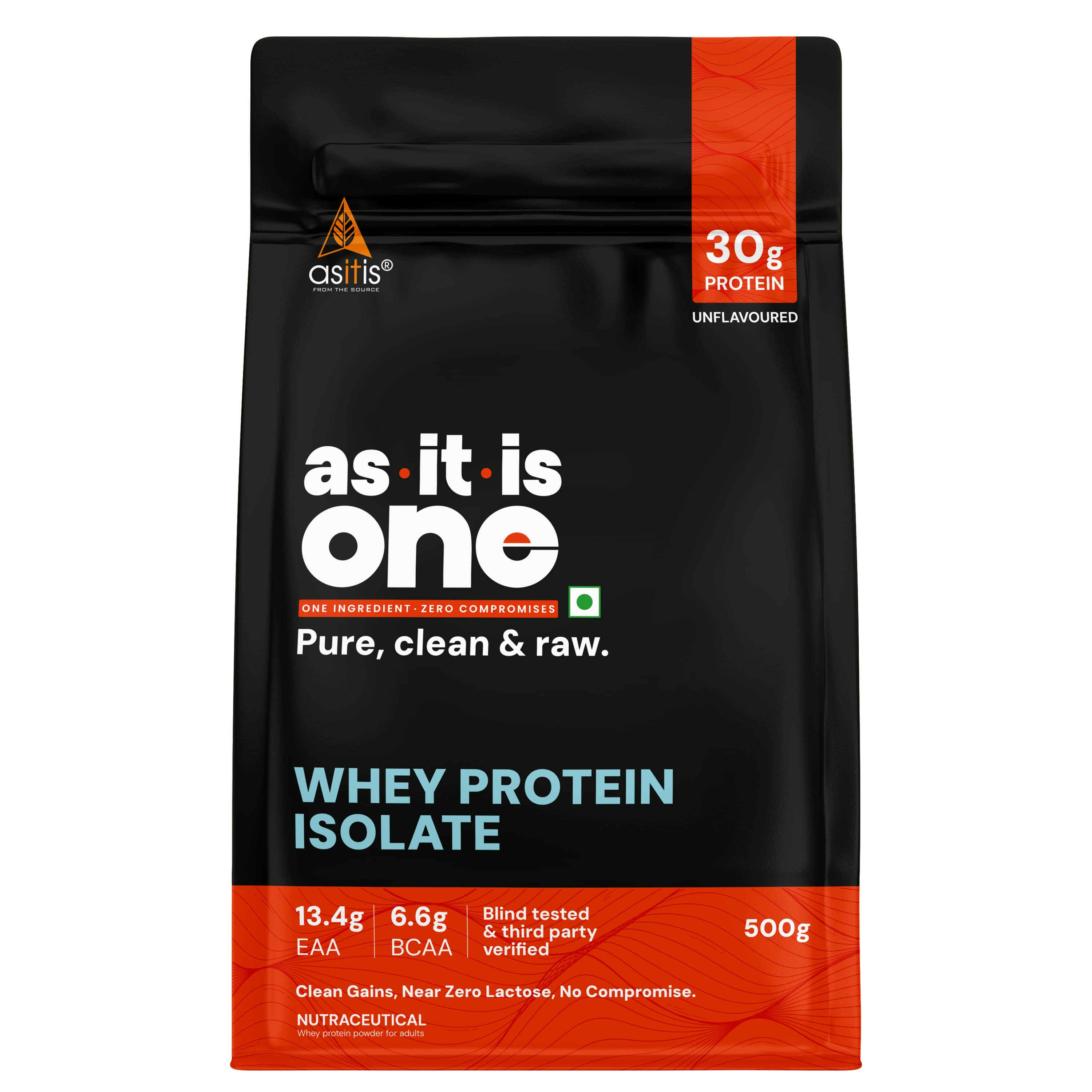 AS-IT-IS ONE Whey Protein Isolate | 500 g | Unflavoured