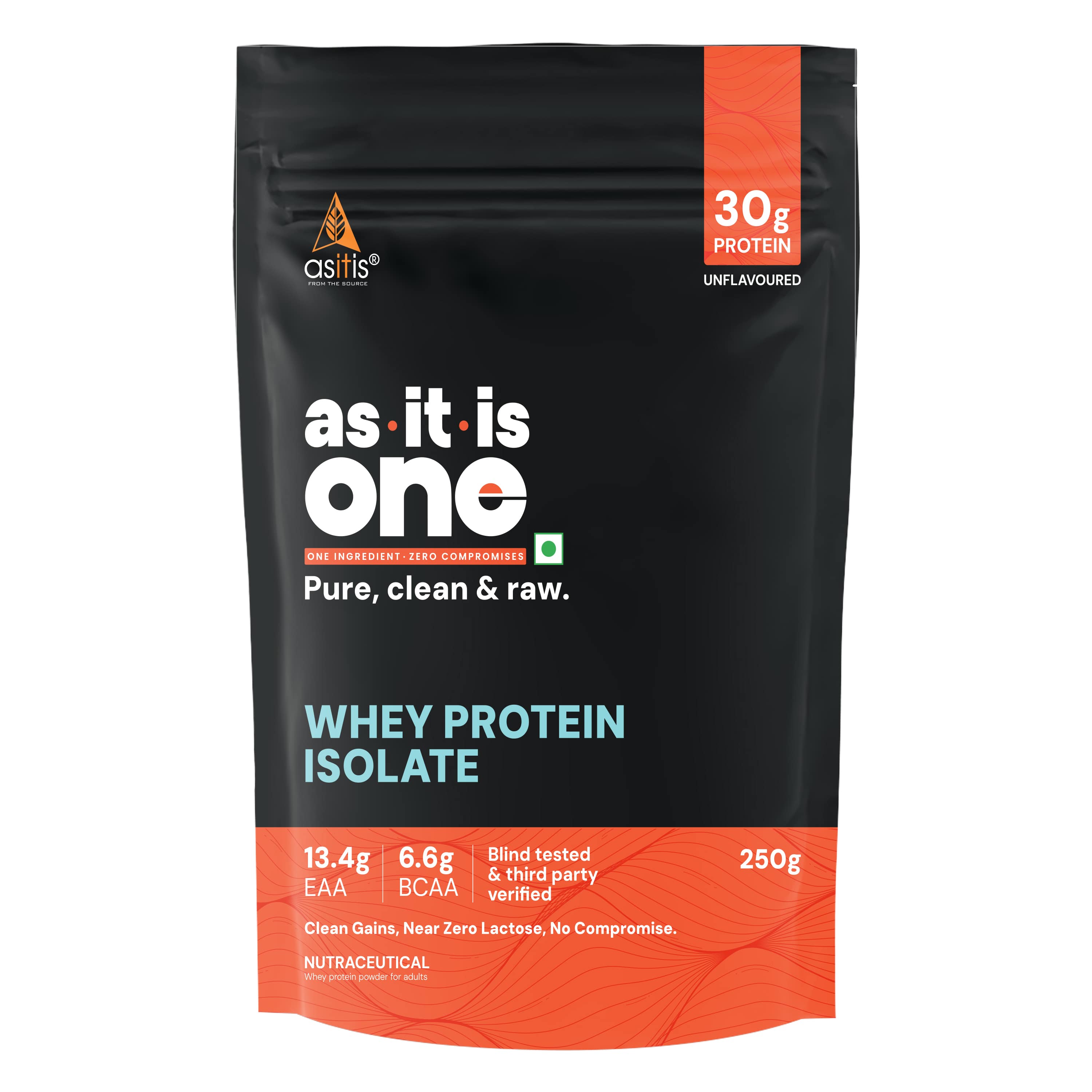 AS-IT-IS ONE Whey Protein Isolate | 250 g | Unflavoured