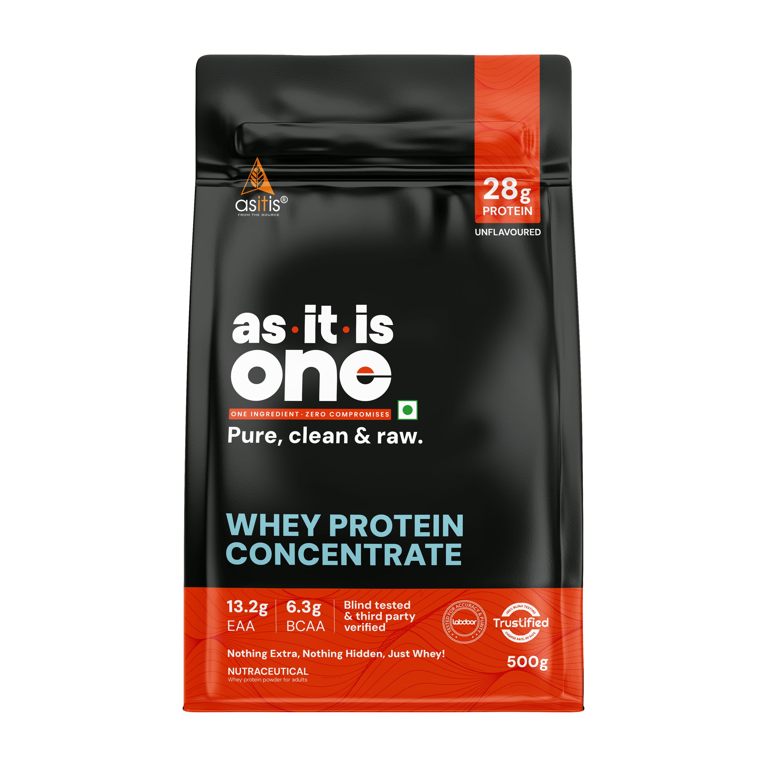 AS-IT-IS ONE Whey Protein Concentrate | 500 g | Unflavoured