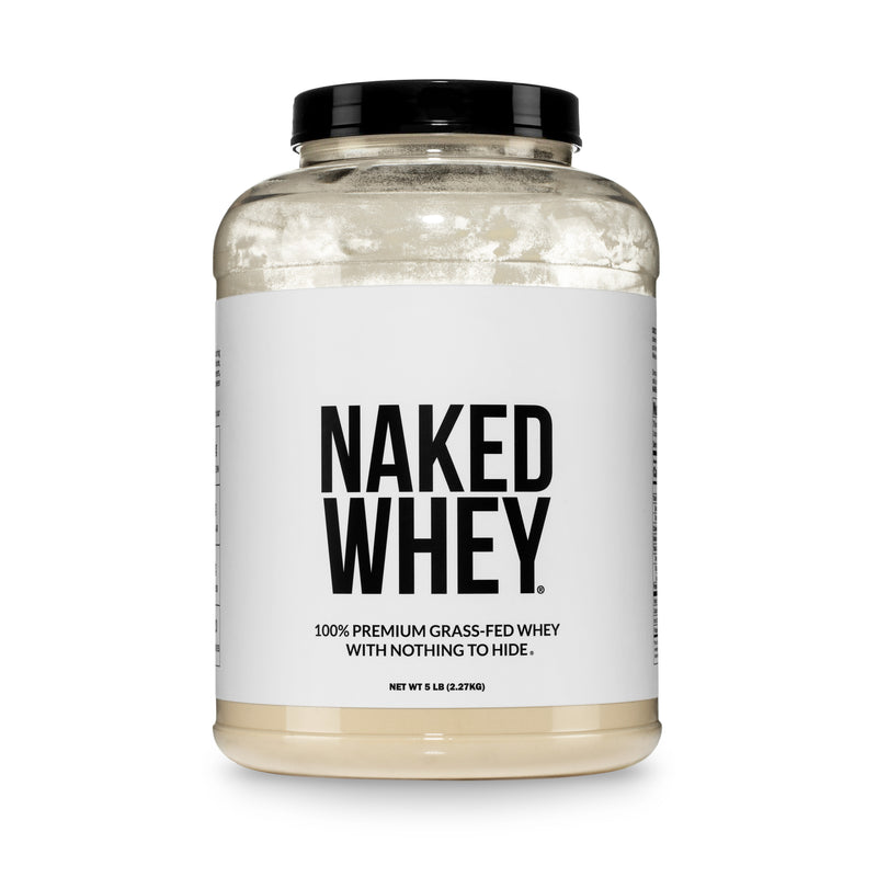 Naked Whey Grass Fed Whey Protein | 5 lb (2.27 kg) | Unflavored